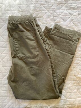 MUJI elastic waist Chino Women's pants